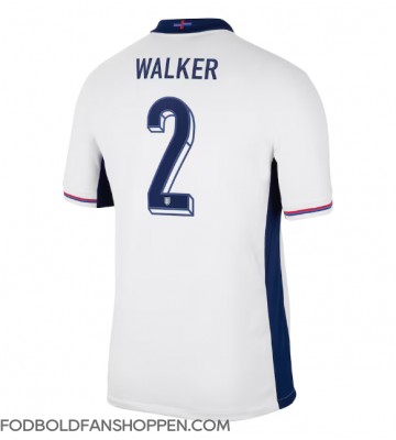 England Kyle Walker #2 Hjemmebanetrøje EM 2024 Kortærmet